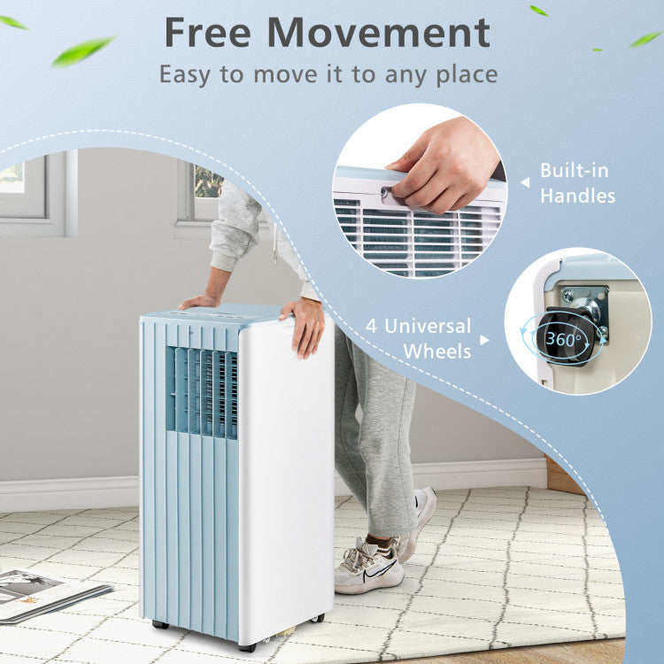 10000 BTU 3-in-1 Portable Air Conditioner Cools 350 Sq.Ft with Dehumidifier