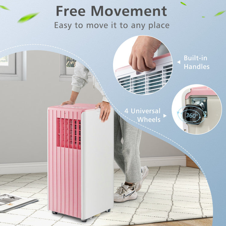 10000 BTU 3-in-1 Portable Air Conditioner Cools 350 Sq.Ft with Dehumidifier