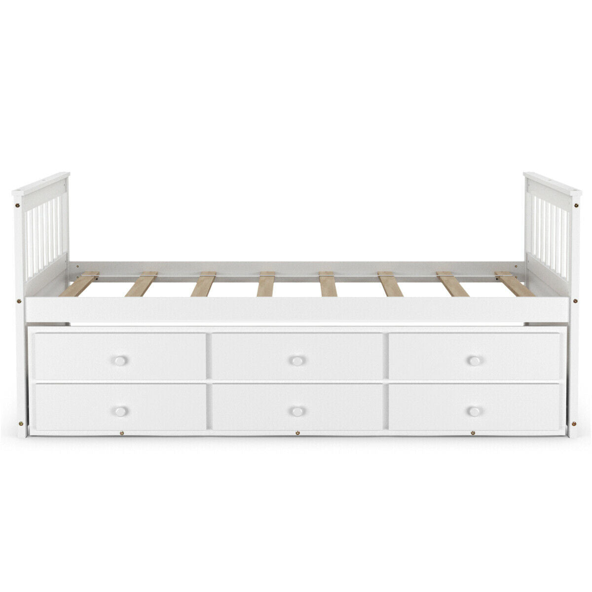 Twin Captain’s Bed Storage Daybed with Drawers