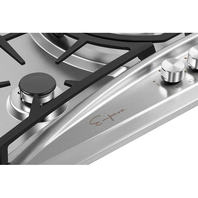 Empava 36 in. 5 Burner Built-in Gas Cooktop in Stainless Steel (36GC22)