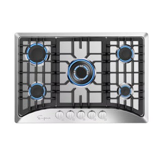 Empava 30 in. 5 Burner Built-in Gas Cooktop in Stainless Steel (30GC5B70C)