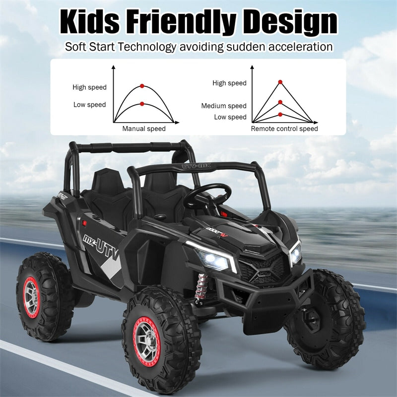 12V 2-Seater Kids Electric Ride-On SUV Off-Road UTV Car with Remote Control