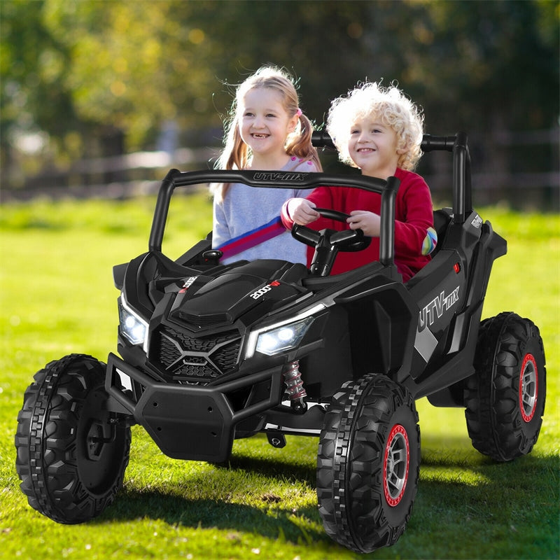 12V 2-Seater Kids Electric Ride-On SUV Off-Road UTV Car with Remote Control