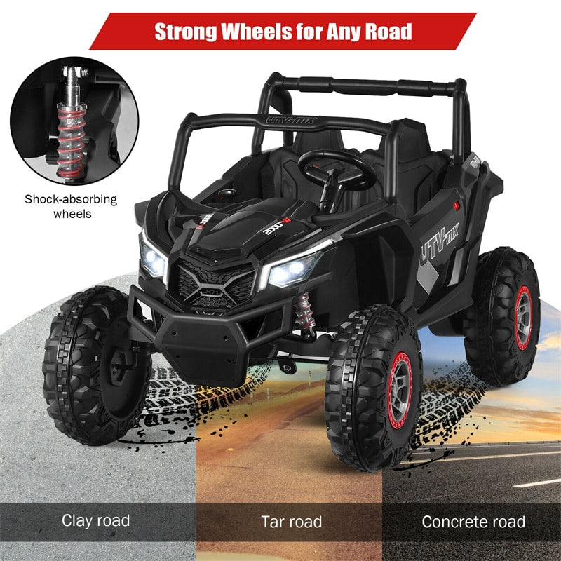 12V 2-Seater Kids Electric Ride-On SUV Off-Road UTV Car with Remote Control