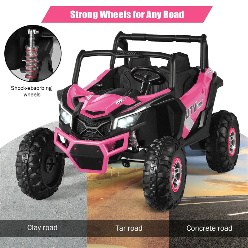 12V 2-Seater Kids Electric Ride-On SUV Off-Road UTV Car with Remote Control