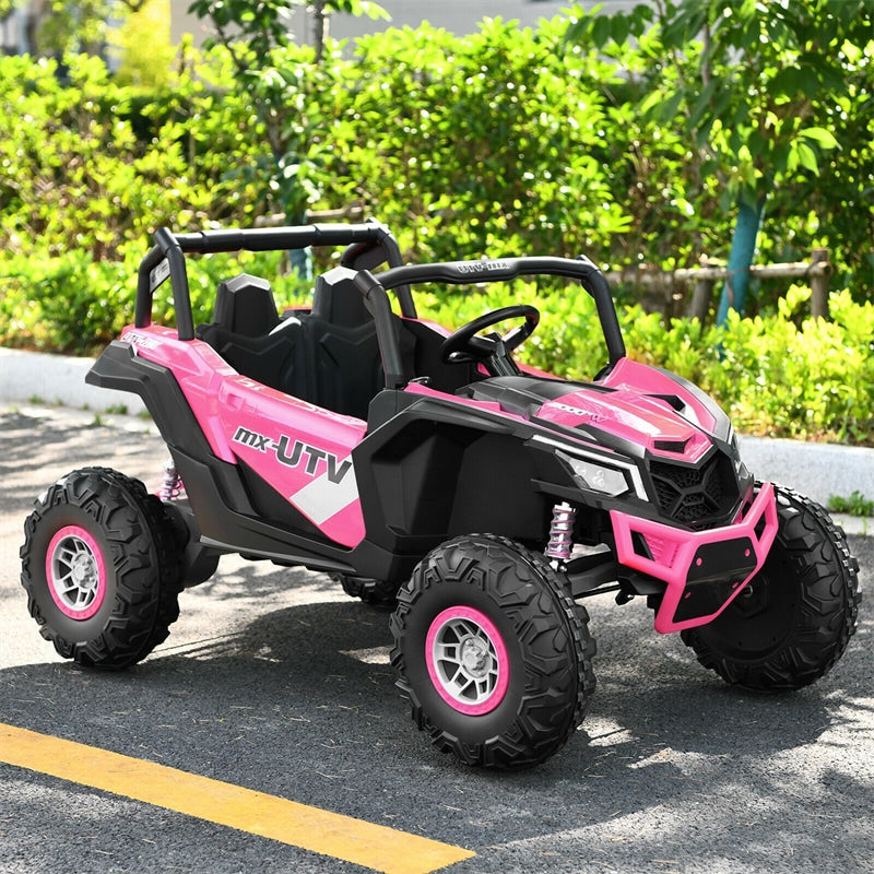 12V 2-Seater Kids Electric Ride-On SUV Off-Road UTV Car with Remote Control