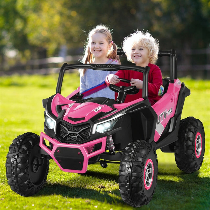 12V 2-Seater Kids Electric Ride-On SUV Off-Road UTV Car with Remote Control