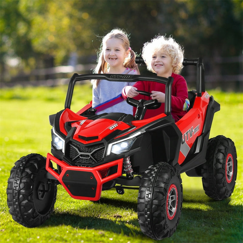 12V 2-Seater Kids Electric Ride-On SUV Off-Road UTV Car with Remote Control