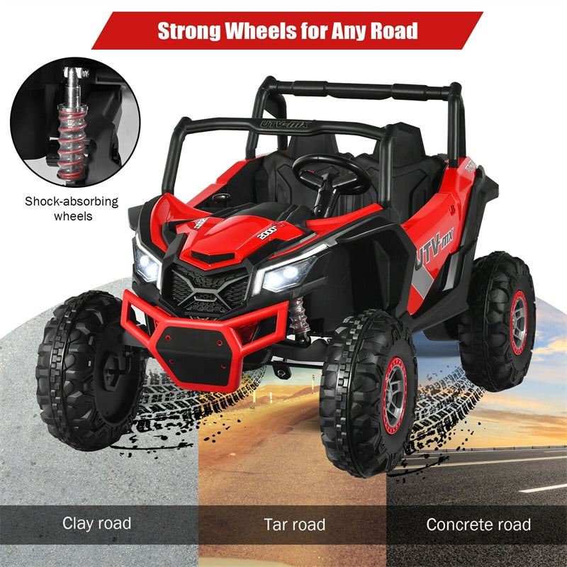 12V 2-Seater Kids Electric Ride-On SUV Off-Road UTV Car with Remote Control