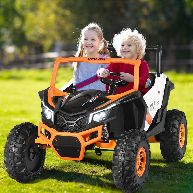 12V 2-Seater Kids Electric Ride-On SUV Off-Road UTV Car with Remote Control