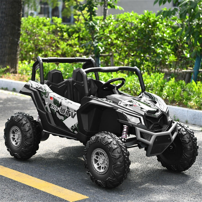 12V 2-Seater Kids Electric Ride-On SUV Off-Road UTV Car with Remote Control