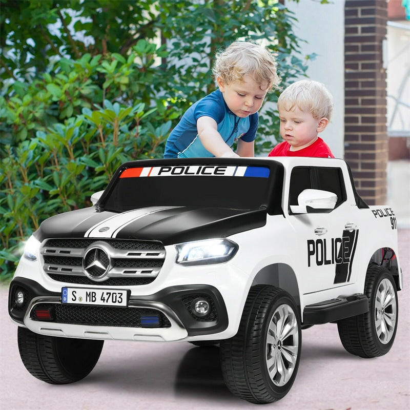 12V 2-Seater Kids Ride On Truck Car Mercedes Benz X Class RC with Remote Control