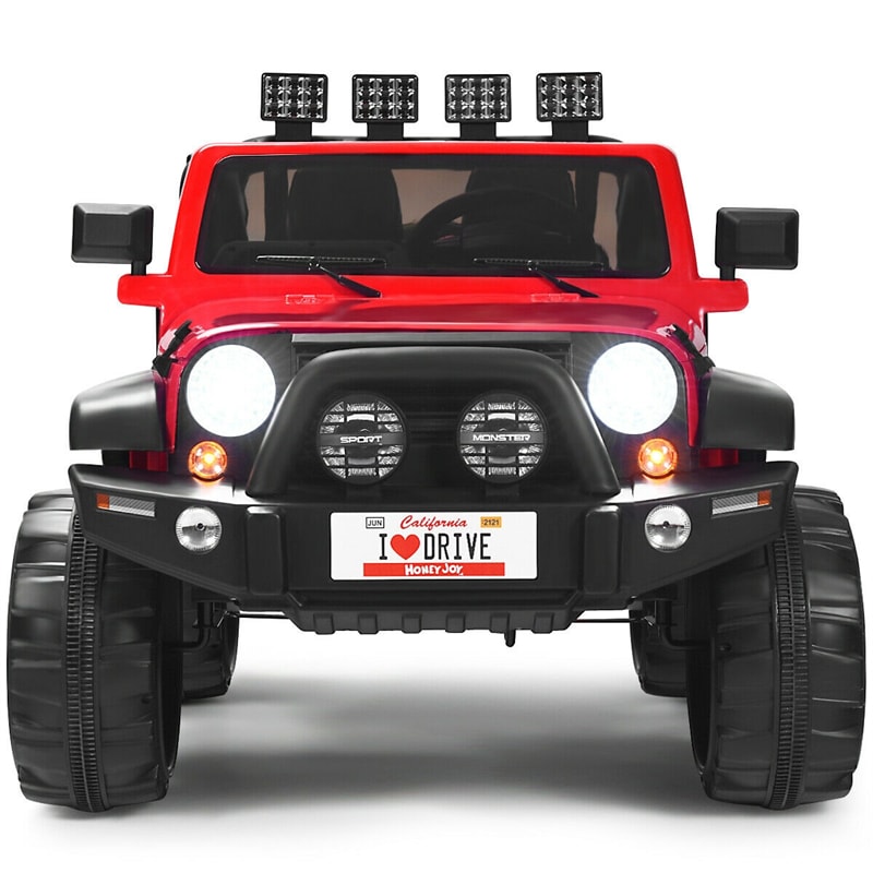 2-Seater Kids Ride on Truck 12V Battery Powered Electric Vehicle with Remote Control & Lights