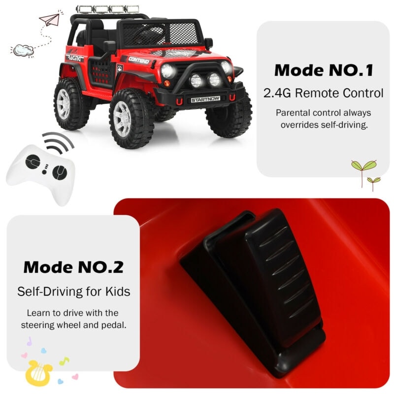 Kids Ride on Truck Car 12V Battery Powered Electric Vehicle with Remote Control