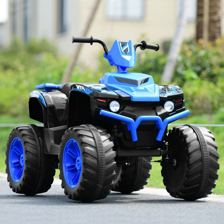 12V Kids Electric 4-Wheeler ATV Quad Ride On Car with LED Light