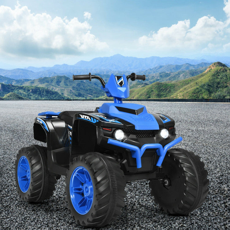 12V Kids Electric 4-Wheeler ATV Quad Ride On Car with LED Light