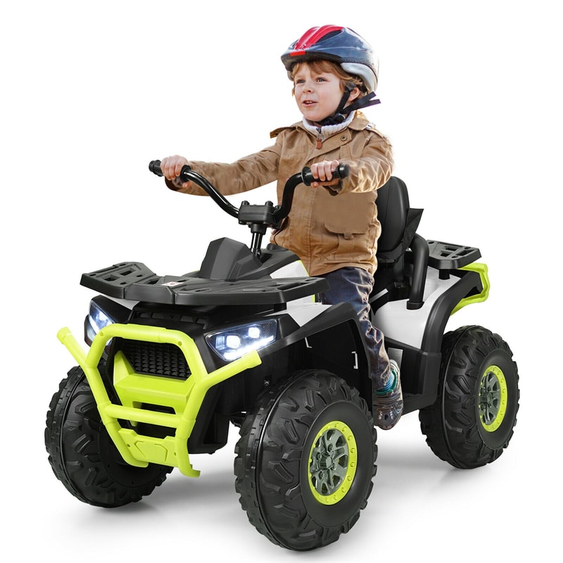 12V Kids ATV Electric Ride-on Quad Battery Powered 4-Wheeler Car with LED Lights MP3