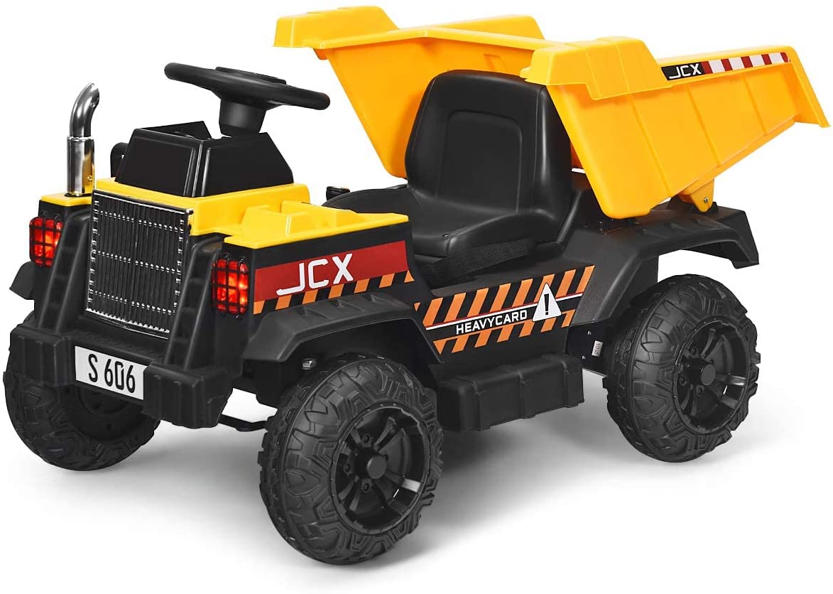 12V Battery Kids Ride On Dump Truck  with Electric Bucket