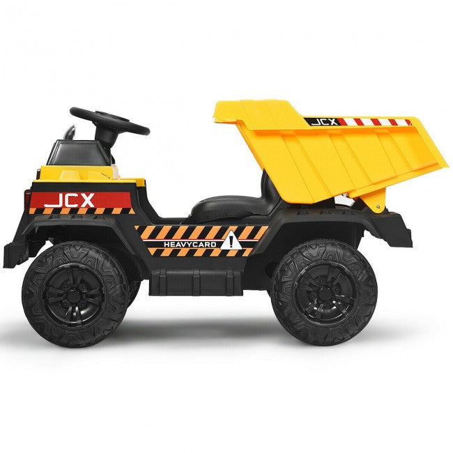 12V Battery Kids Ride On Dump Truck  with Electric Bucket