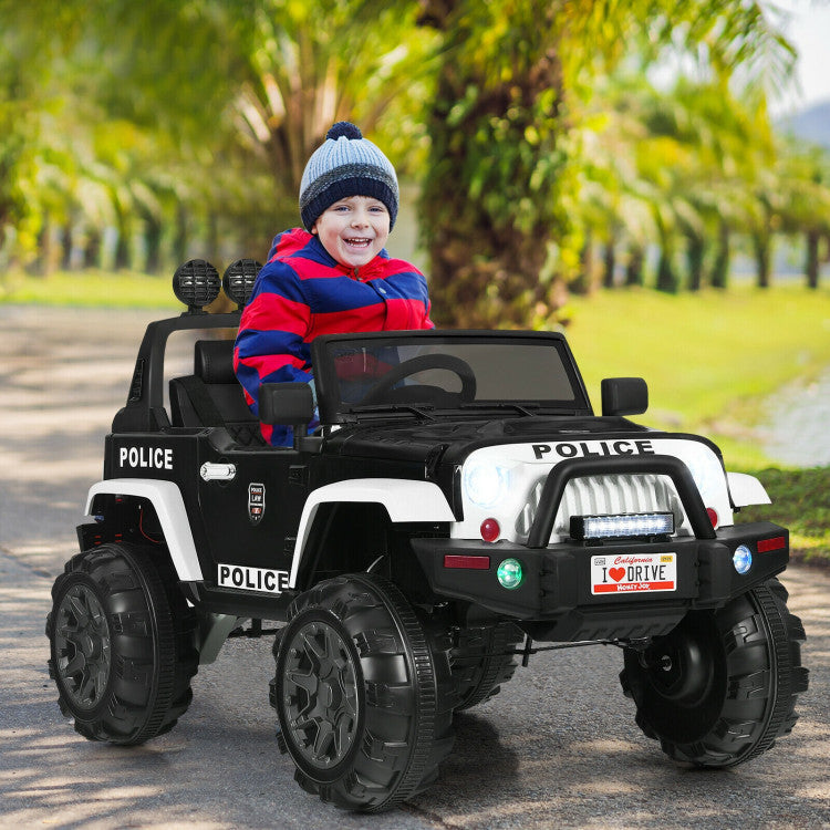 12V Kids Ride-On Truck with Remote Control and Safety Belt