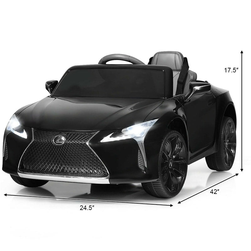 12V Battery Powered Kids Ride on Car Lexus LC500 Licensed Electric Vehicle with Remote Control & LED Lights