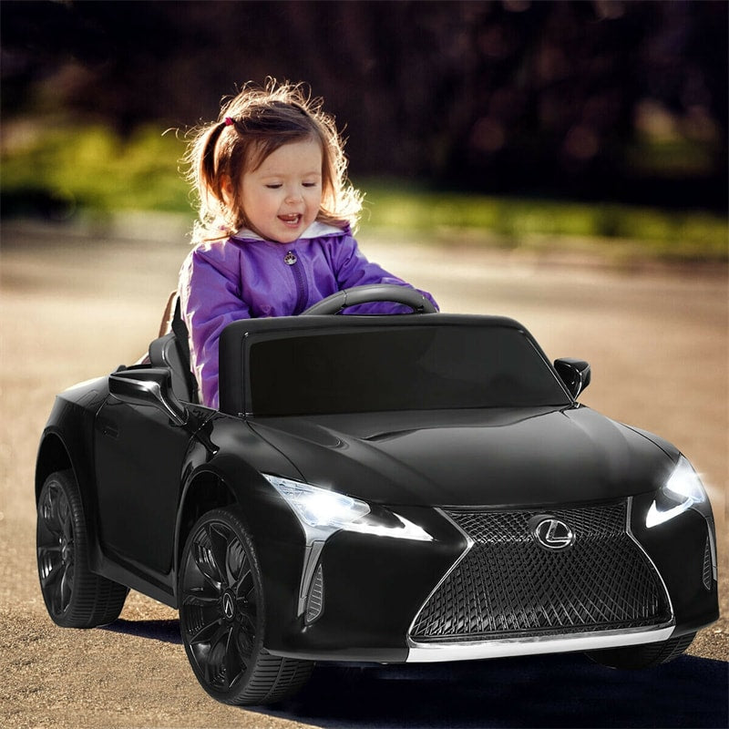 12V Battery Powered Kids Ride on Car Lexus LC500 Licensed Electric Vehicle with Remote Control & LED Lights