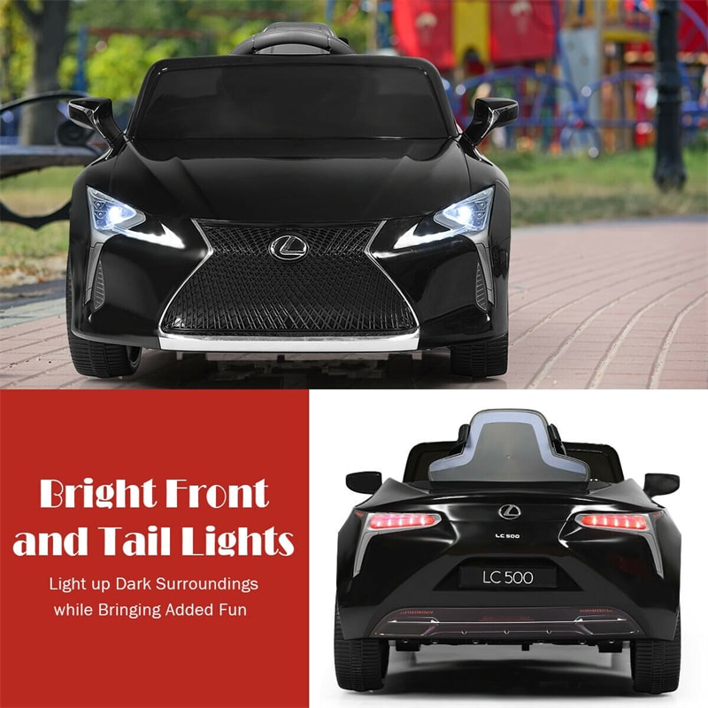 12V Battery Powered Kids Ride on Car Lexus LC500 Licensed Electric Vehicle with Remote Control & LED Lights