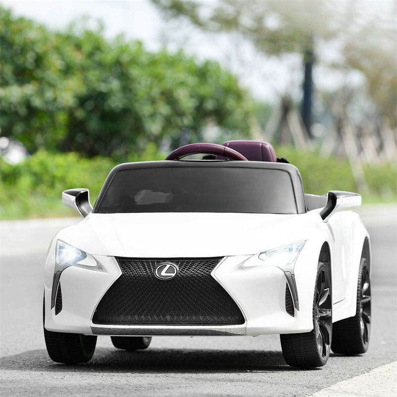 12V Battery Powered Kids Ride on Car Lexus LC500 Licensed Electric Vehicle with Remote Control & LED Lights