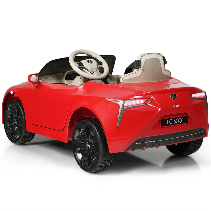 12V Battery Powered Kids Ride on Car Lexus LC500 Licensed Electric Vehicle with Remote Control & LED Lights