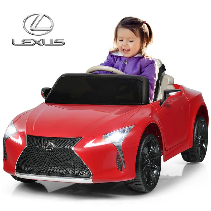 12V Battery Powered Kids Ride on Car Lexus LC500 Licensed Electric Vehicle with Remote Control & LED Lights