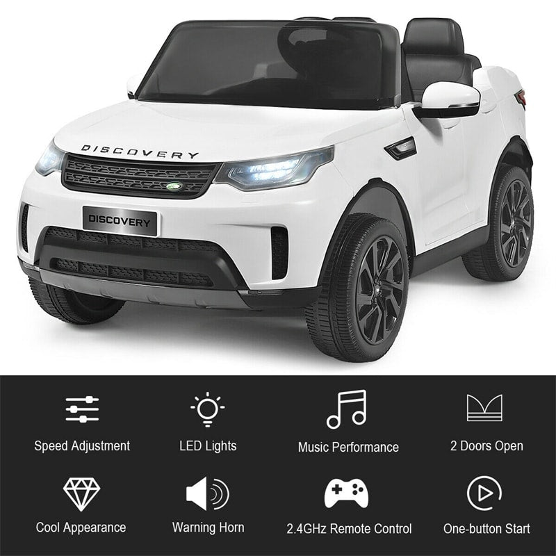 12V Land Rover 2-Seater Kids Ride On Car Electric Vehicle Toy