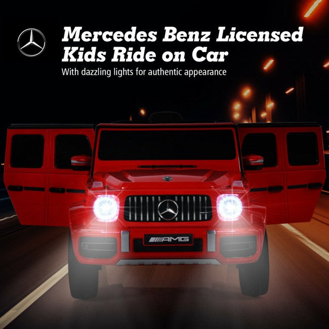 12V Mercedes-Benz G63 Licensed Kids 2-Seat Ride On Car with Remote Control