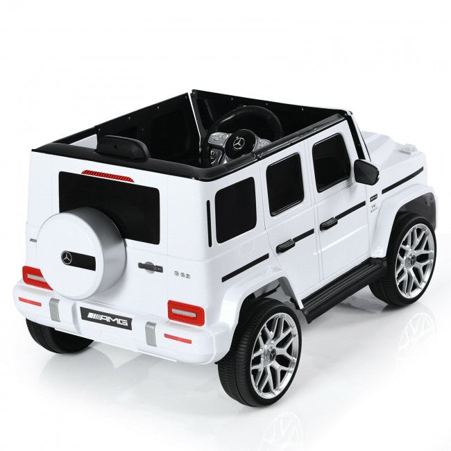 12V Mercedes-Benz G63 Licensed Kids 2-Seat Ride On Car with Remote Control