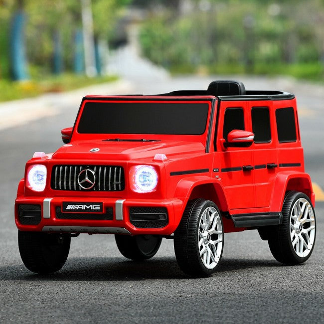 12V Mercedes-Benz G63 Licensed Kids 2-Seat Ride On Car with Remote Control