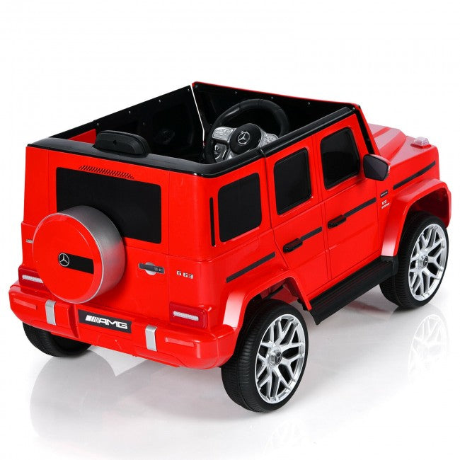 12V Mercedes-Benz G63 Licensed Kids 2-Seat Ride On Car with Remote Control