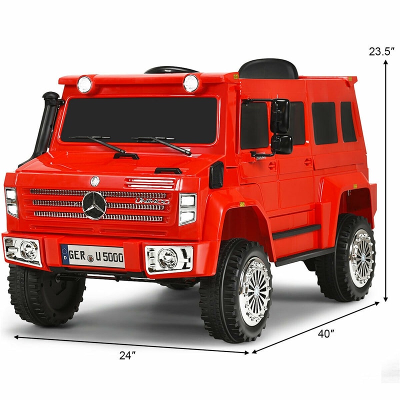 12V Mercedes-Benz Unimog Kids Electric Ride On Off-Road Vehicle with Remote Control