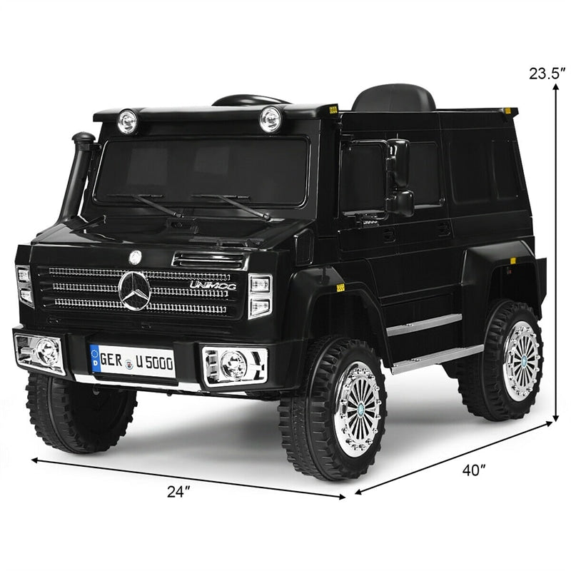 12V Mercedes-Benz Unimog Kids Electric Ride On Off-Road Vehicle with Remote Control