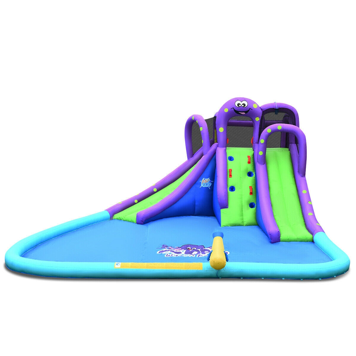 Inflatable Water Park Mighty Bounce House with Pool and 780W Blower