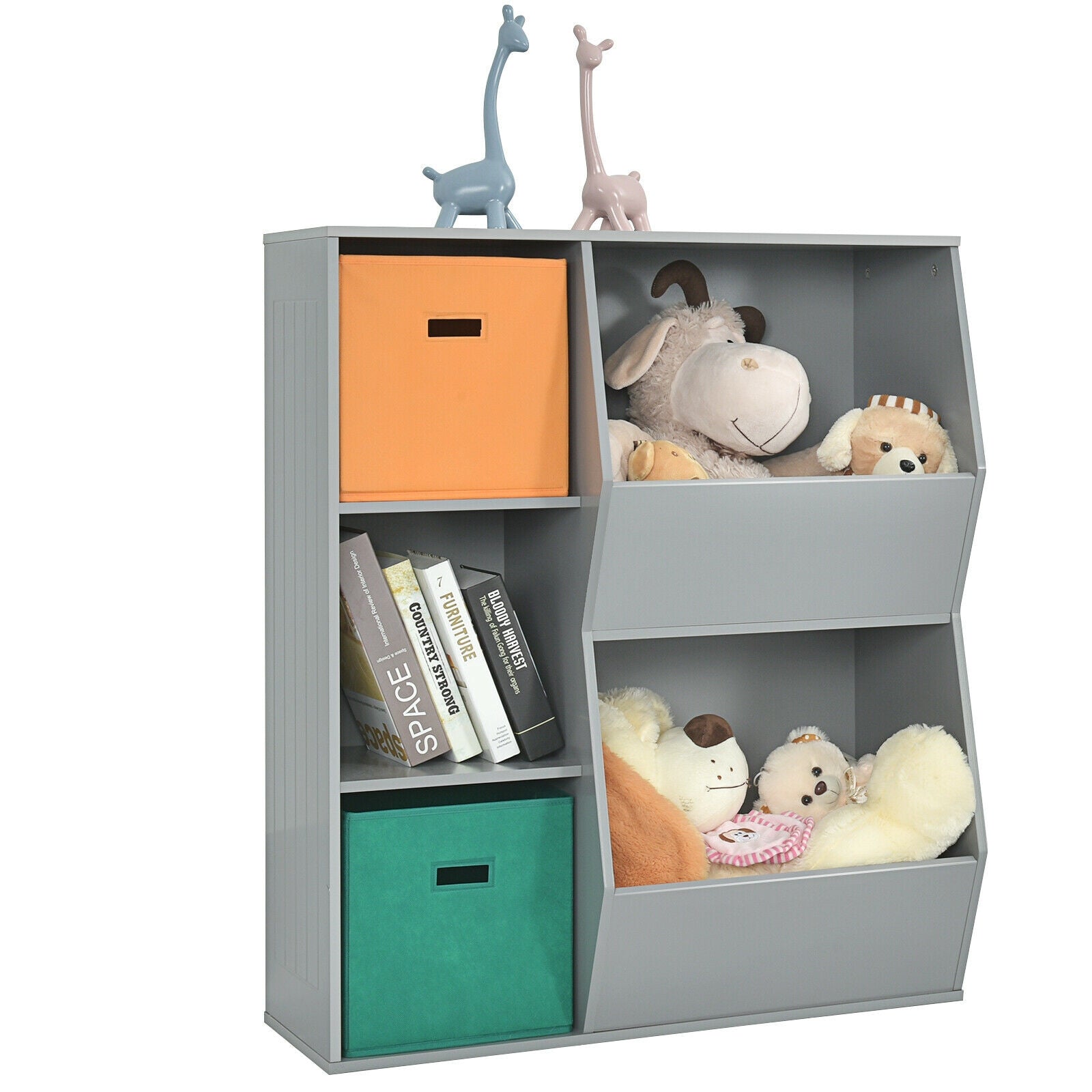 Kids Toy Storage Cabinet Shelf Organizer