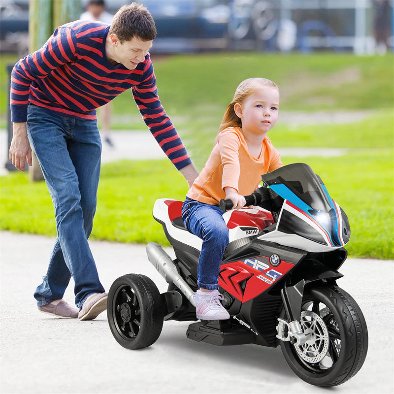 Kids Ride on Motorcycle 12V Battery Powered 3 Wheel Motorcycle Toy with Headlight Music