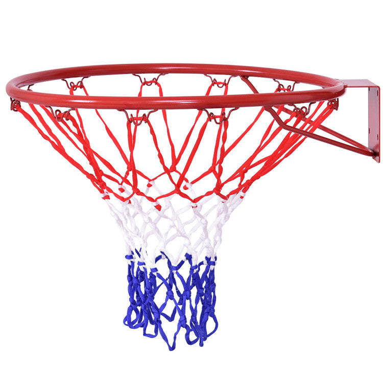 18 Inch Wall Mounted Replacement Basketball Rim with Net
