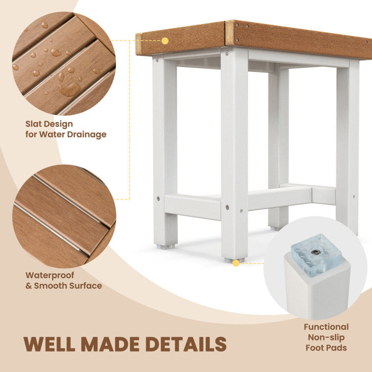 18 x 12 Inch Heavy Duty Shower Stool for Bathroom