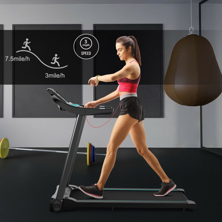 2.25HP Electric Running Machine Treadmill with Speaker and APP Control