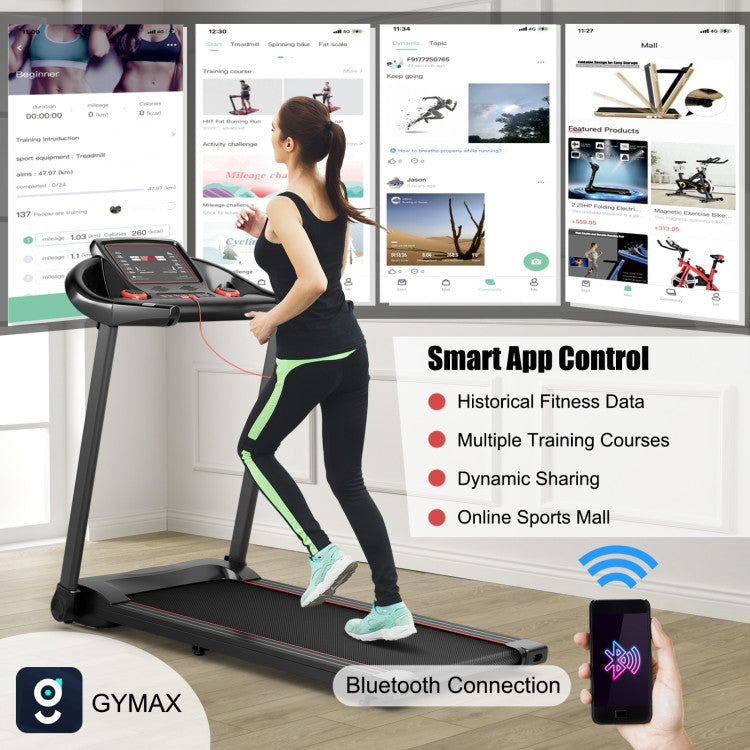 2.25HP Electric Running Machine Treadmill with Speaker and APP Control