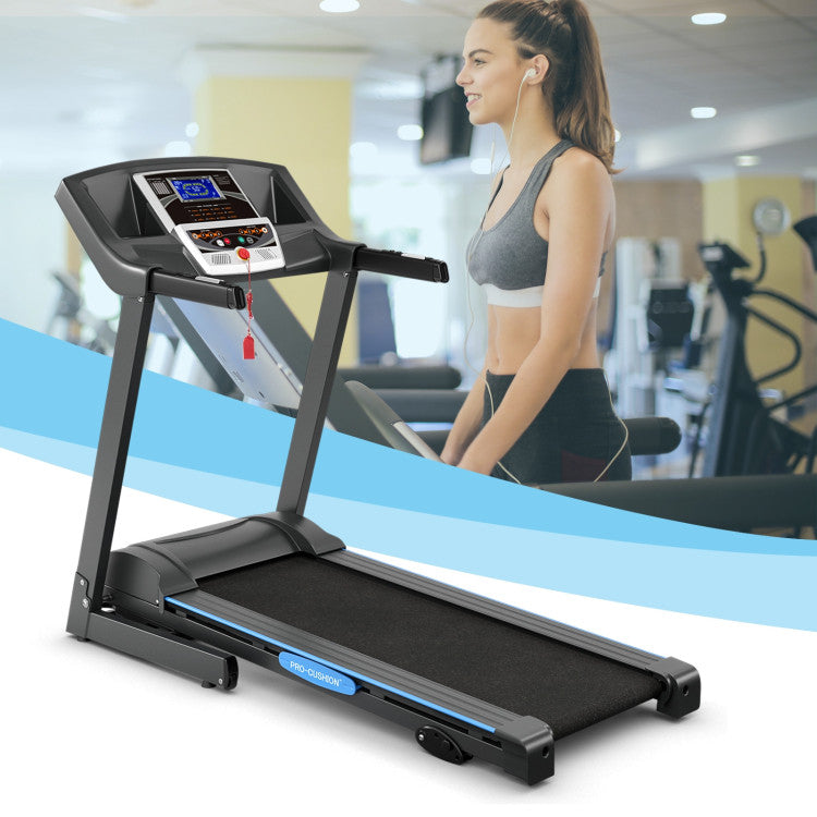 2.25 HP Folding Electric Motorized Power Treadmill with LCD Display