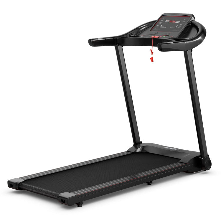 2.25HP Folding Treadmill with HD LED Display and APP Control Speaker for Home