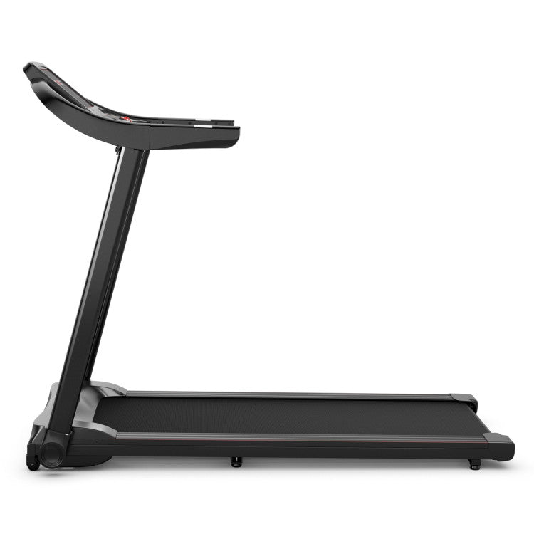 2.25HP Folding Treadmill with HD LED Display and APP Control Speaker for Home