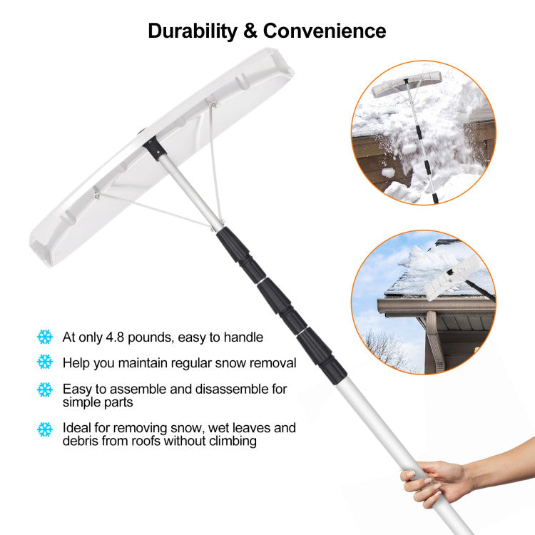 21 Feet Aluminum Large Roof Snow Removal Rake