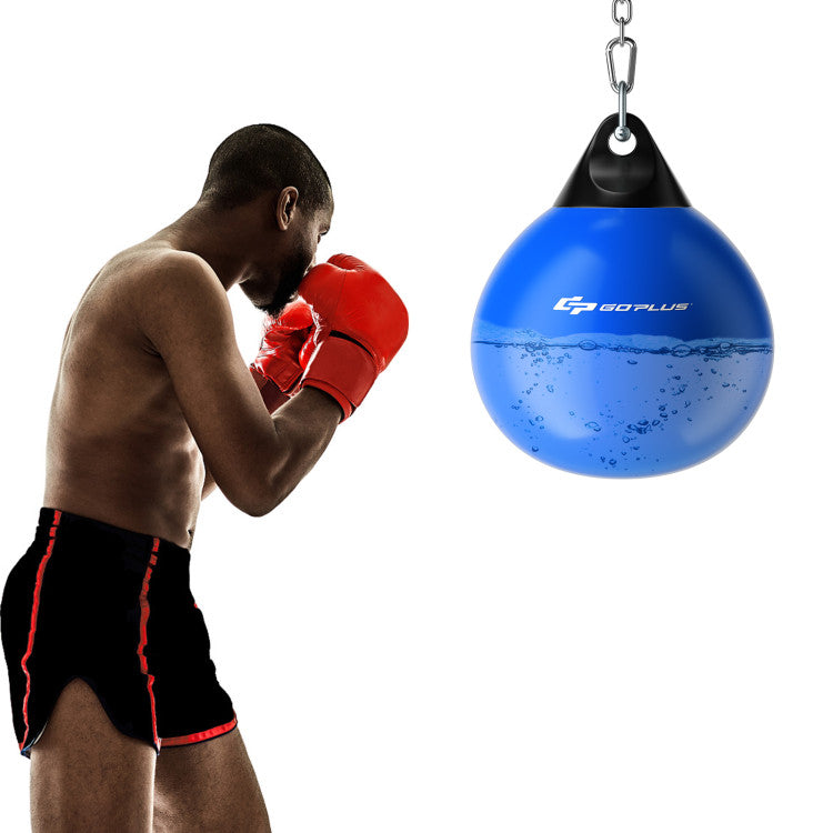 21 Inch Water Punching Bag with Adjustable Metal Chain and Accessories