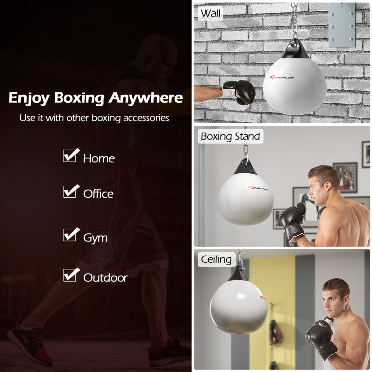 21 Inch Water Punching Bag with Adjustable Metal Chain and Accessories